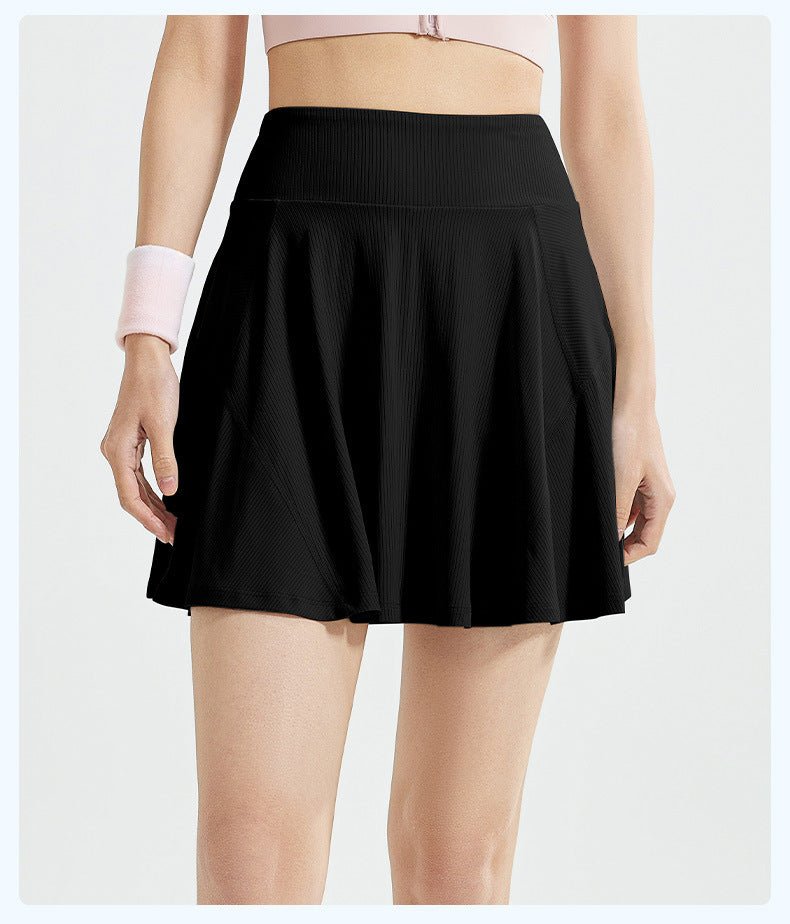 2 - in - 1 High - Waist Tennis Skirt | Breathable & Anti - Chafing Sports Skirt – Ceecile - Women's Activewear by Ceecile
